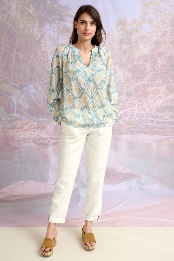 IRIS LOSA Blouses & Chemises en Coton - - Storiatipic