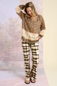 Blusas y camisas de algodón IRIS Polka Dot - - Storiatipic