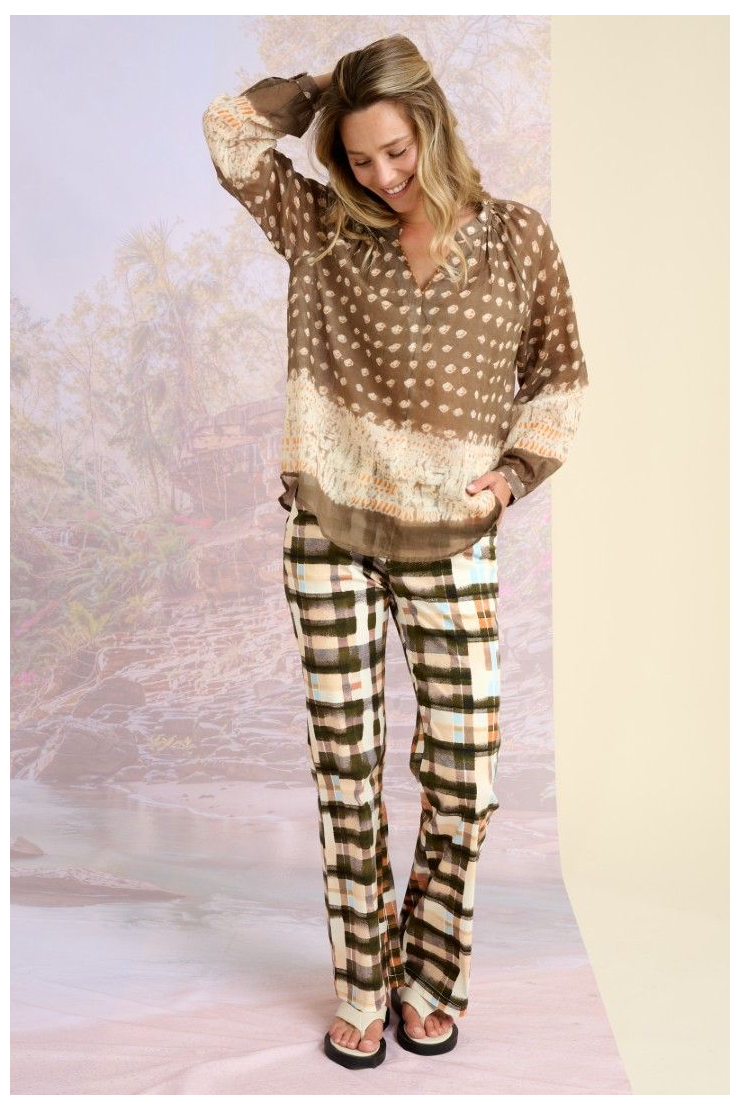 Blusas y camisas de algodón IRIS Polka Dot - - Storiatipic