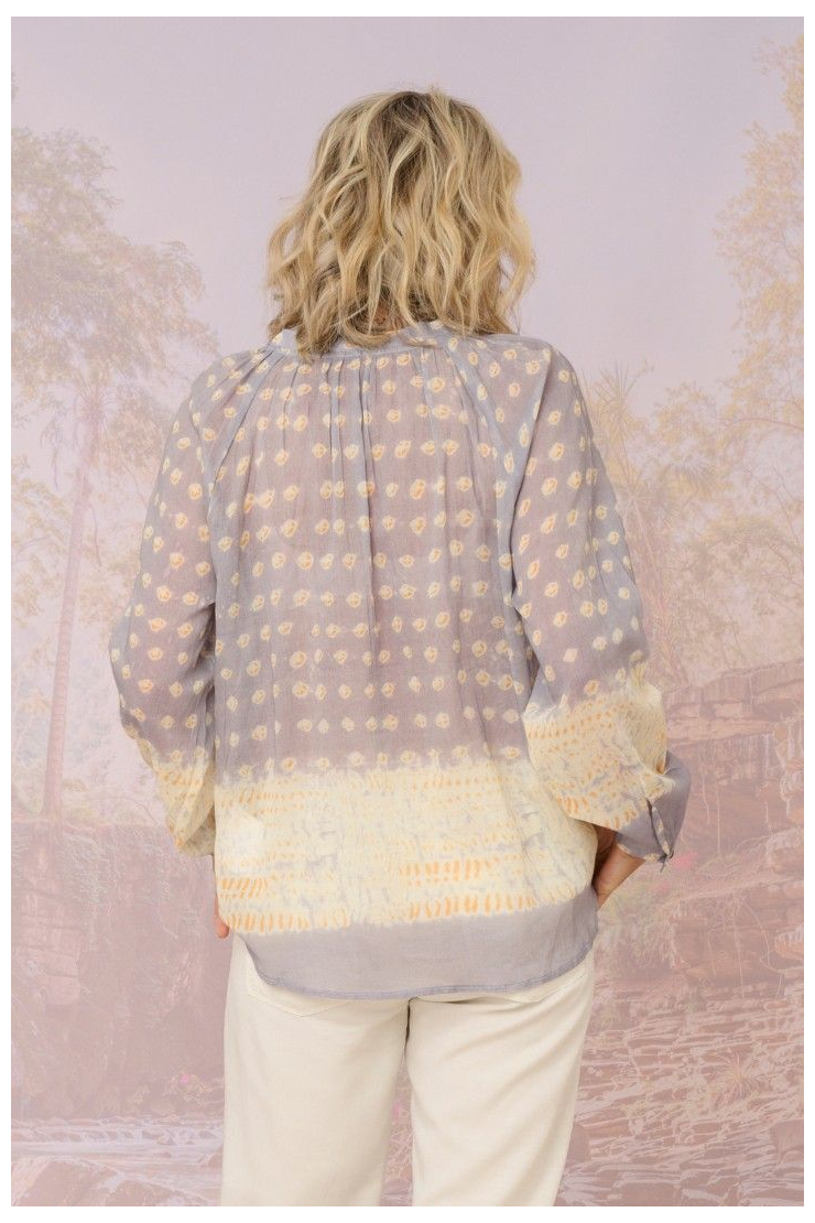 Blusas y camisas de algodón IRIS Polka Dot - - Storiatipic