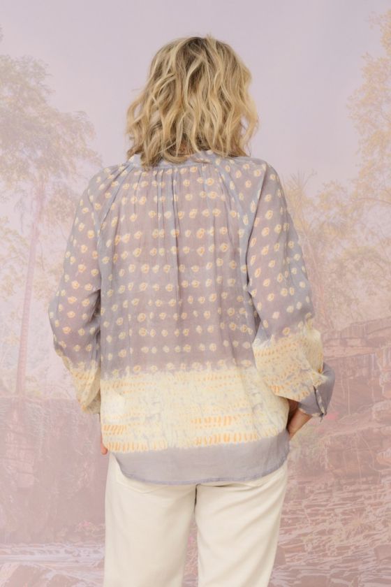 IRIS POIS Blouses & Chemises en Coton - - Storiatipic