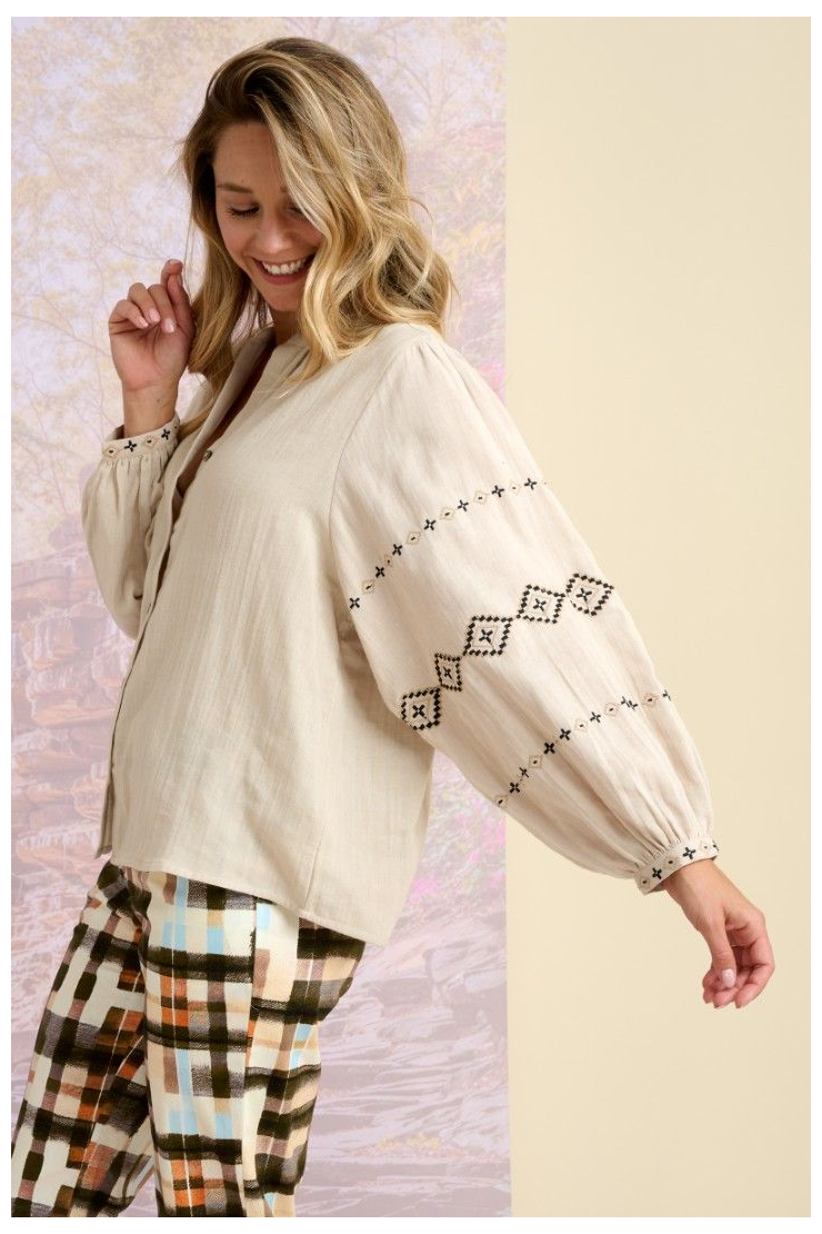 LUCIE BOHEME Blusas y camisas de algodón - - Storiatipic