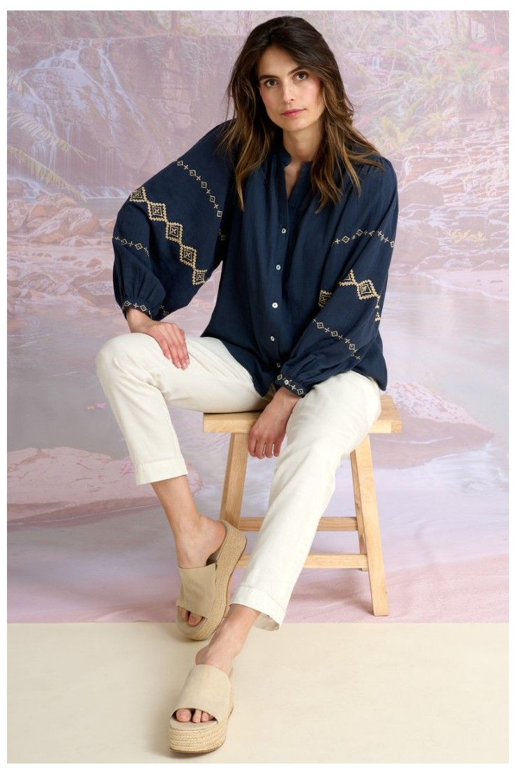 LUCIE BOHEME Blusas y camisas de algodón - - Storiatipic