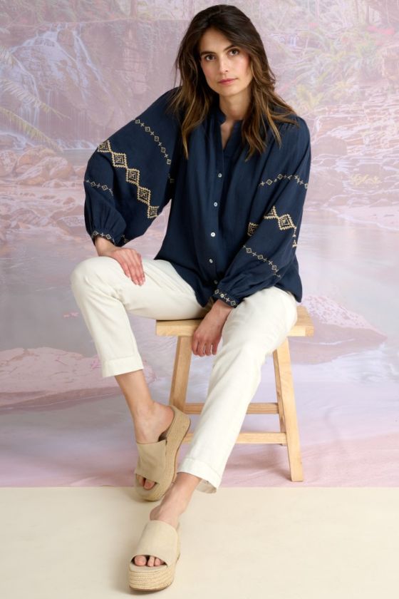 LUCIE BOHEME Blusas y camisas de algodón - - Storiatipic