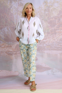 LUCIE LOSANGE Blusas y camisas de algodón - - Storiatipic