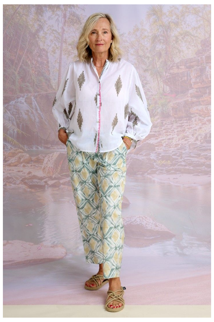 LUCIE LOSANGE Blusas y camisas de algodón - - Storiatipic