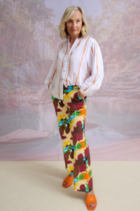 LUCIE ORANGINA Blusas y camisas de algodón - - Storiatipic