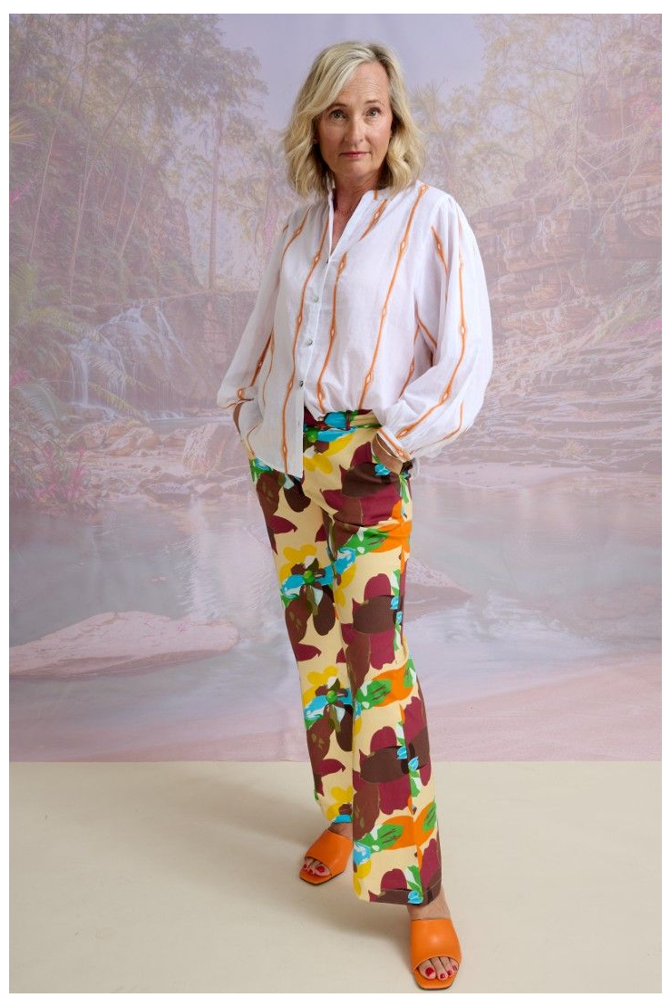 LUCIE ORANGINA Blusas y camisas de algodón - - Storiatipic