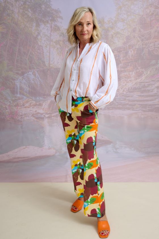 LUCIE ORANGINA Blouses & Chemises en Coton - - Storiatipic