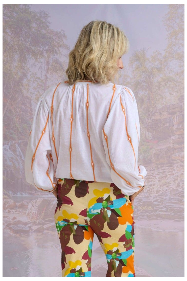 LUCIE ORANGINA Blusas y camisas de algodón - - Storiatipic