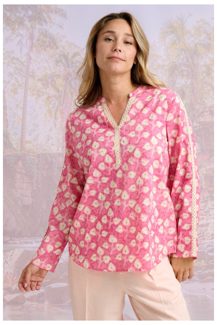 MINA COEUR Blusas y camisas de algodón - - Storiatipic