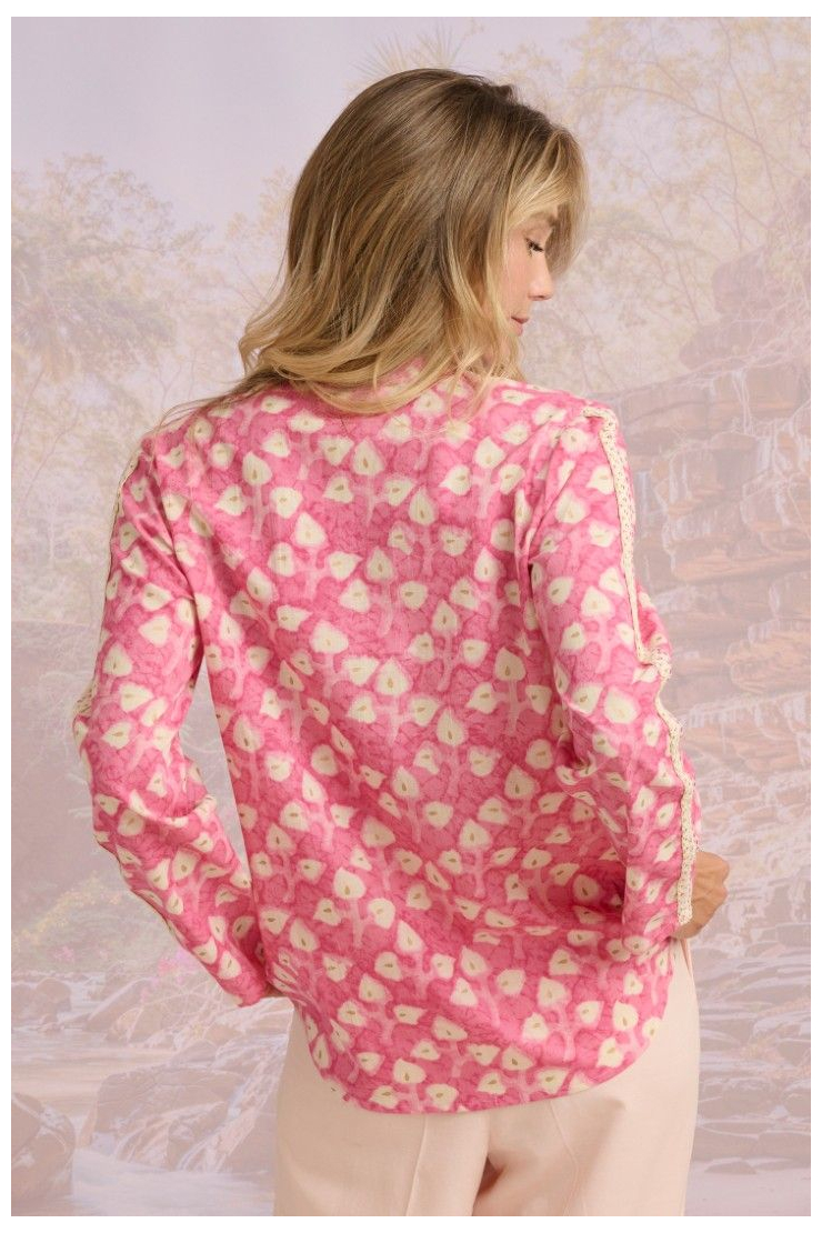 MINA COEUR Blusas y camisas de algodón - - Storiatipic