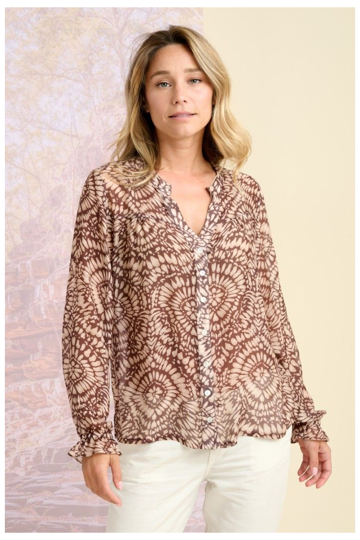 NAEL GALET Blusas y camisas en modal, viscosa - - Storiatipic