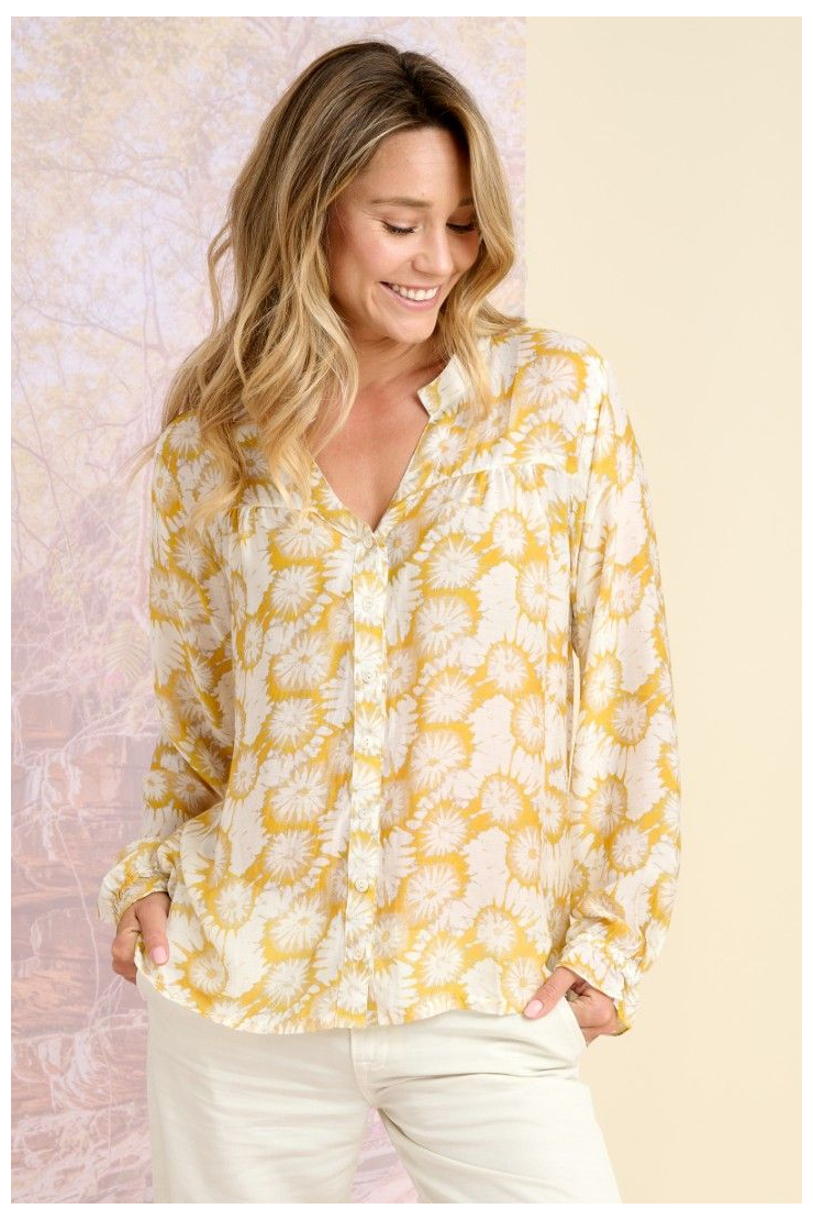 NAEL SUN Blusas y Camisas en Modal, Viscosa - - Storiatipic