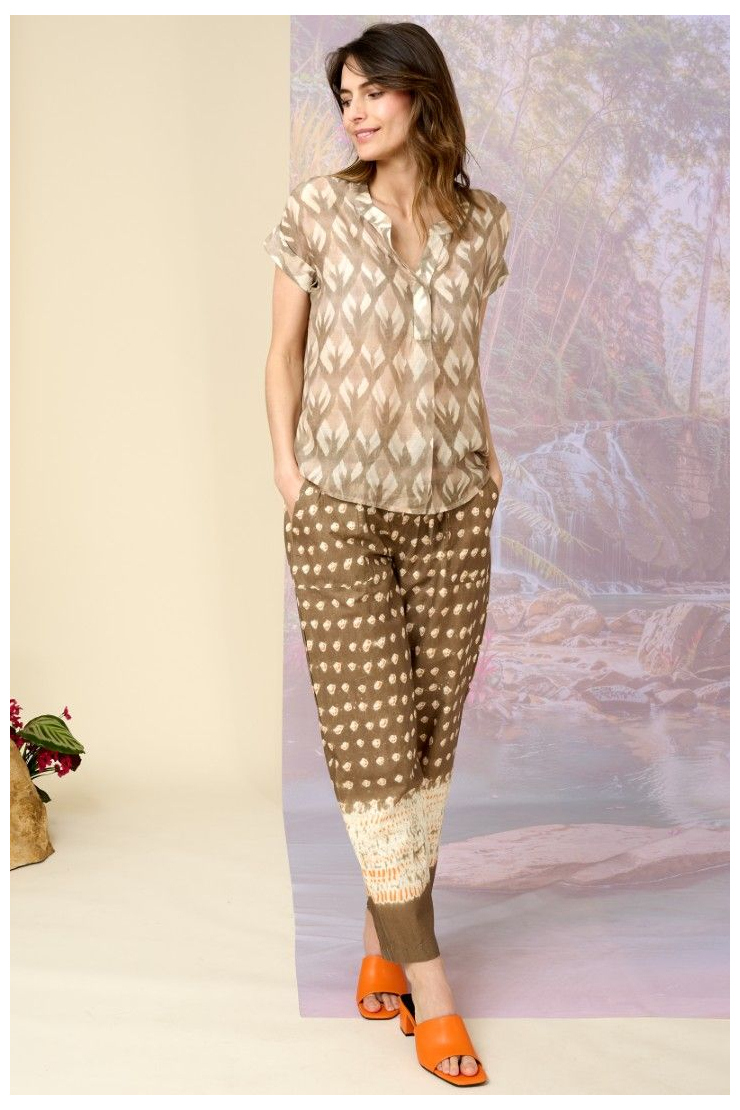 NOA Pantalones y shorts de algodón con lunares - - Storiatipic