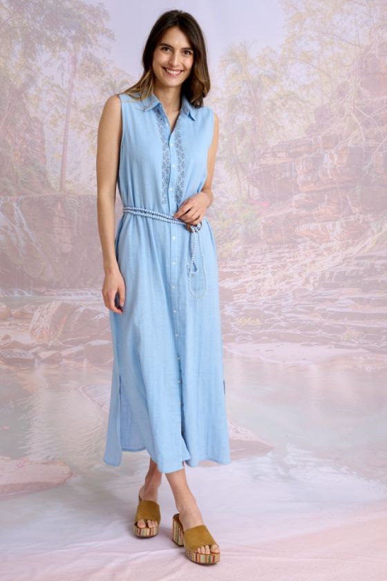 ODESSA UNI Robes & Jupes en Double Gaz de Coton - - Storiatipic