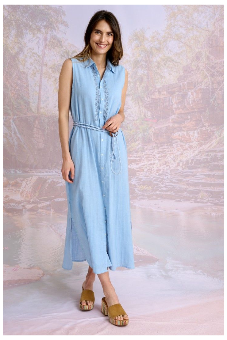 ODESSA UNI Algodón Gas Vestidos Dobles y Faldas - - Storiatipic