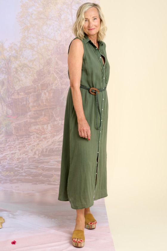 ODESSA UNI Robes & Jupes en Double Gaz de Coton - - Storiatipic