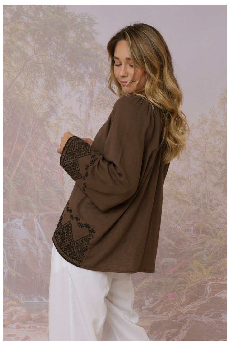 OLSEN UNI Blusas y camisas dobles de algodón - - Storiatipic