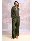 OSCAR UNI Pantalons & Shorts en Lyocell, Lin - - Storiatipic