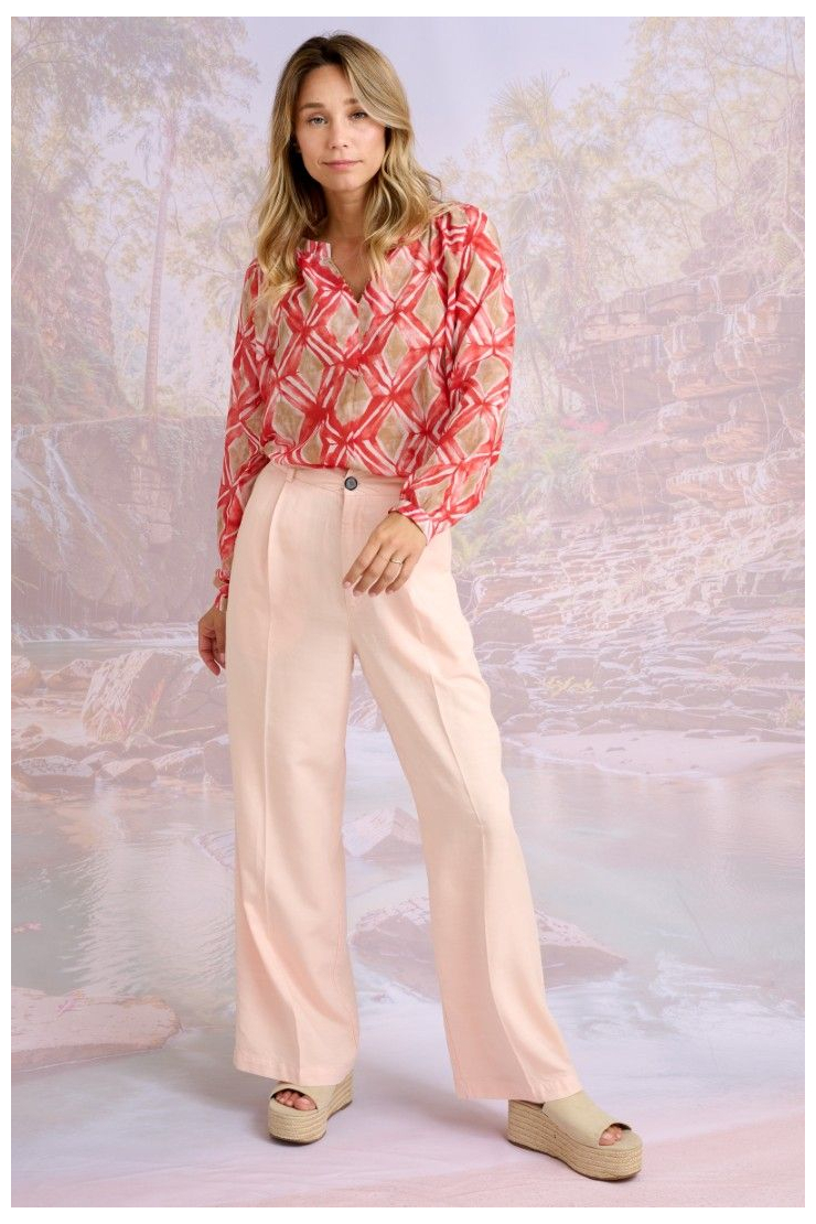 OSCAR UNI Pantalones y Shorts en Lyocell, Lino - - Storiatipic