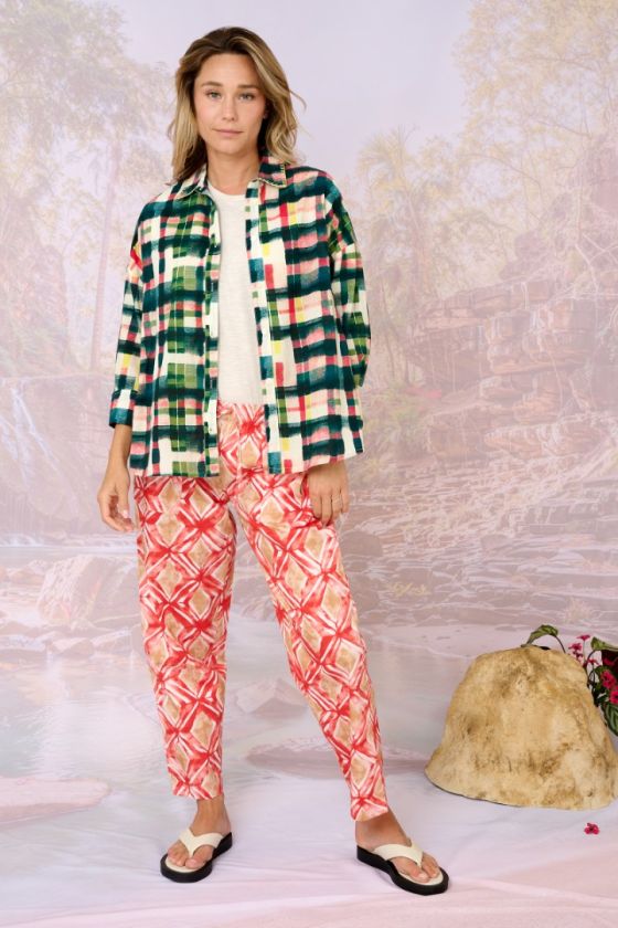 PIA KILT Blouses & Chemises en Coton Cambric - - Storiatipic