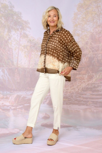 Blusas y camisas de algodón con lunares PIA - - Storiatipic