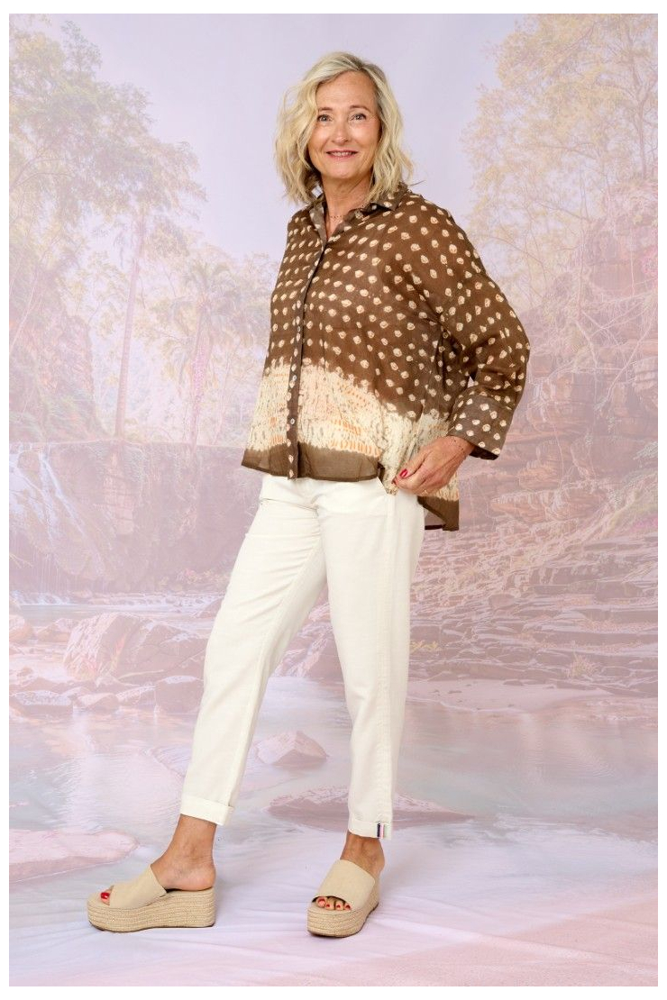 Blusas y camisas de algodón con lunares PIA - - Storiatipic