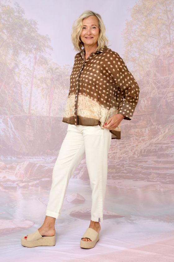 PIA POIS Blouses & Chemises en Coton - - Storiatipic