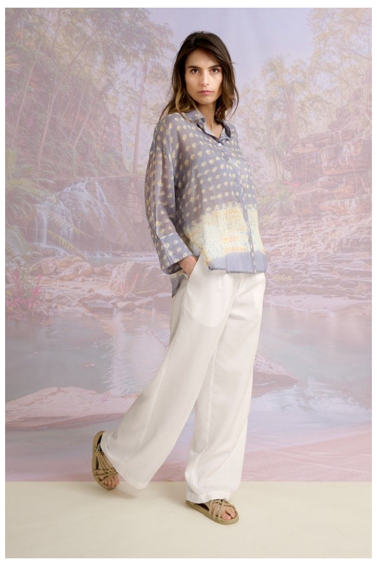 Blusas y camisas de algodón con lunares PIA - - Storiatipic