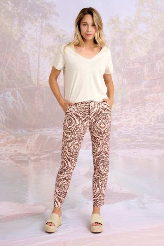 ROMANE GALET Pantalons & Shorts en Coton, Lycra - - Storiatipic