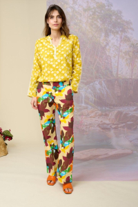 SASHA VINTY Pantalones y Shorts en Algodón, Lycra - - Storiatipic