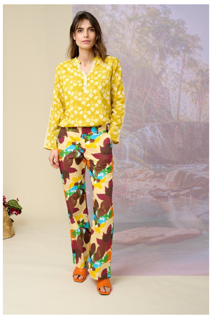 SASHA VINTY Pantalones y Shorts en Algodón, Lycra - - Storiatipic