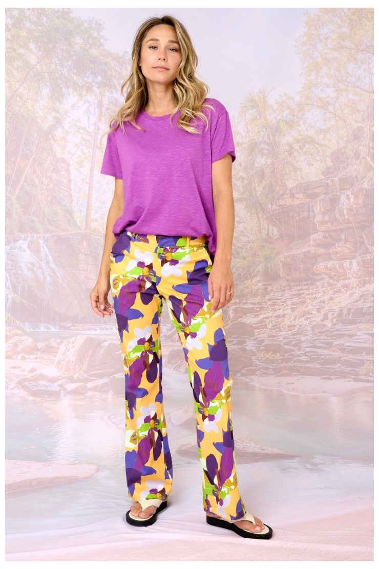 SASHA VINTY Pantalones y Shorts en Algodón, Lycra - - Storiatipic