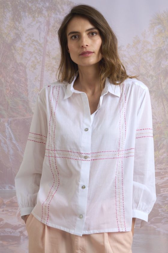 SUZY KANTHA Blouses & Chemises en Coton - - Storiatipic