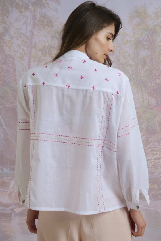 SUZY KANTHA Blouses & Chemises en Coton - - Storiatipic