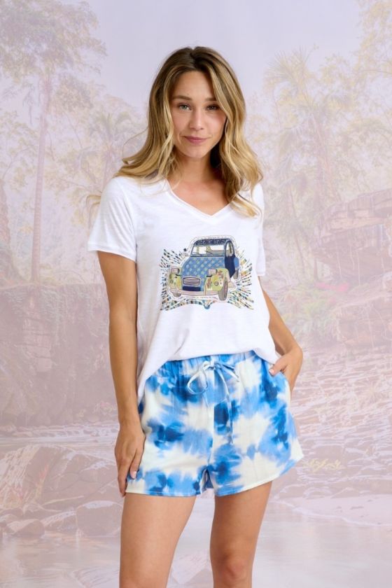 VITA PRINT T-shirt en Coton - - Storiatipic