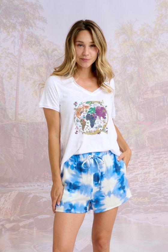 VITA PRINT T-shirt en Coton - - Storiatipic