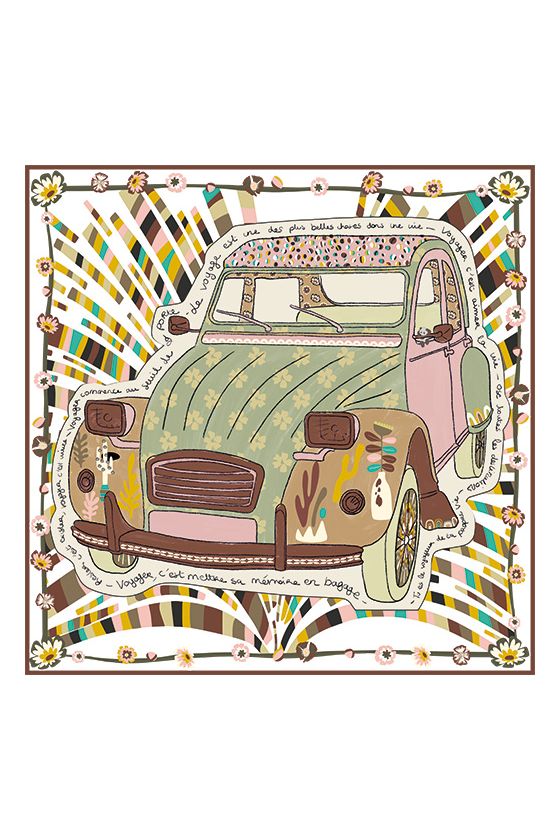 TAMMY Small Silk Square - - Storiatipic