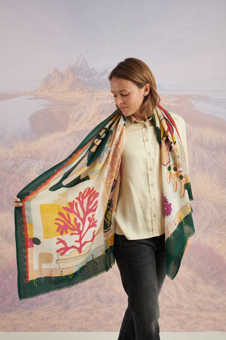 Écharpe ANDREA en Laine pour Femme | Storiatipic