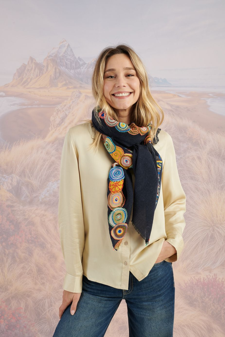 Écharpe ANGIE en Laine pour Femme | Storiatipic