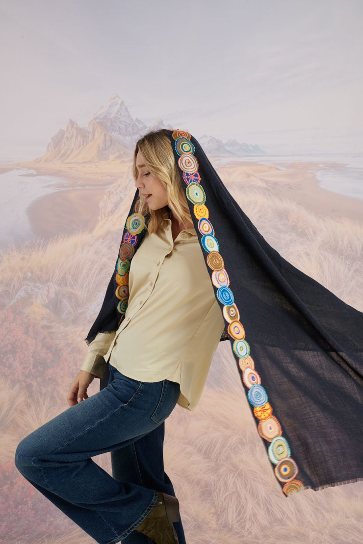 Écharpe ANGIE en Laine pour Femme | Storiatipic