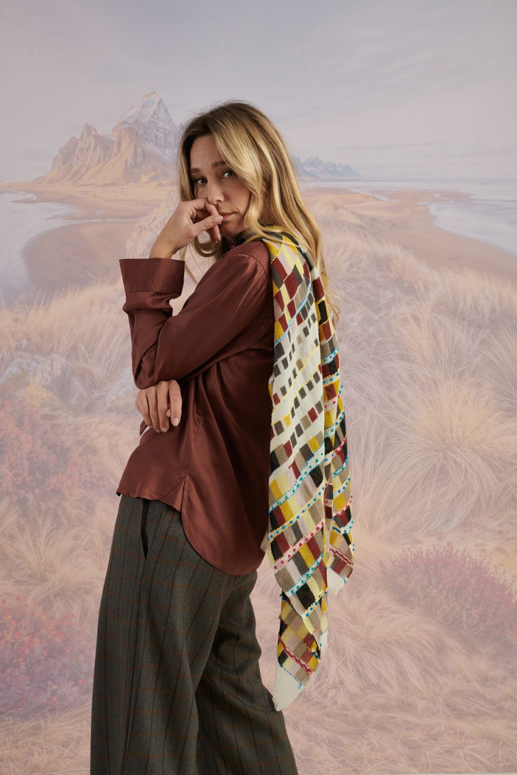 Écharpe ANOUK en Laine pour Femme | Storiatipic