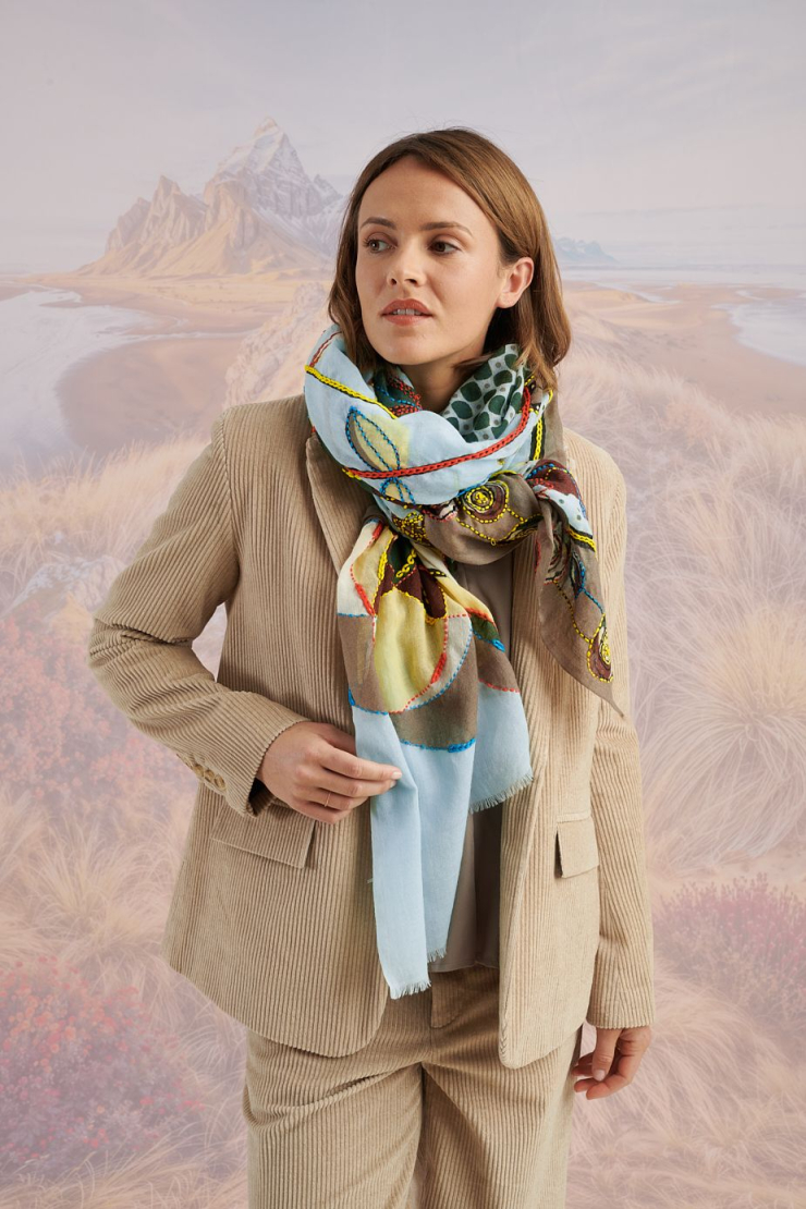 Écharpe ASTER en Laine pour Femme | Storiatipic