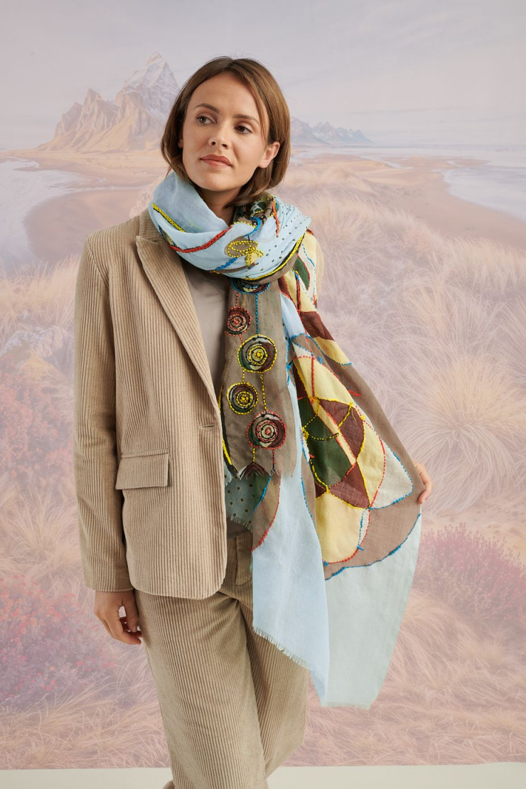 Écharpe ASTER en Laine pour Femme | Storiatipic