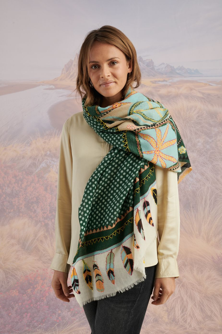 Écharpe ATHENA en Laine pour Femme | Storiatipic