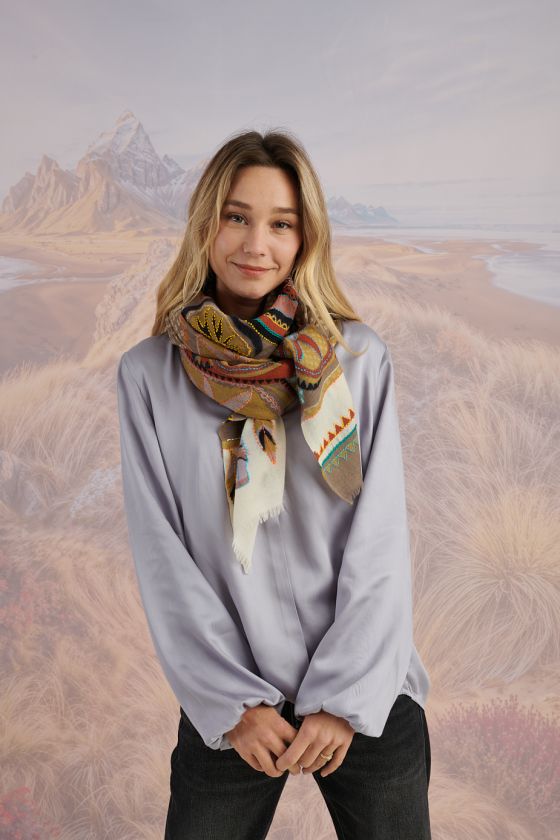 Écharpe ATHENA en Laine pour Femme | Storiatipic