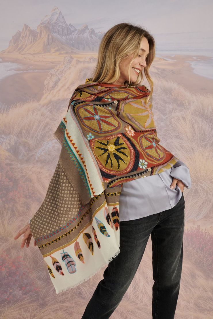 Écharpe ATHENA en Laine pour Femme | Storiatipic