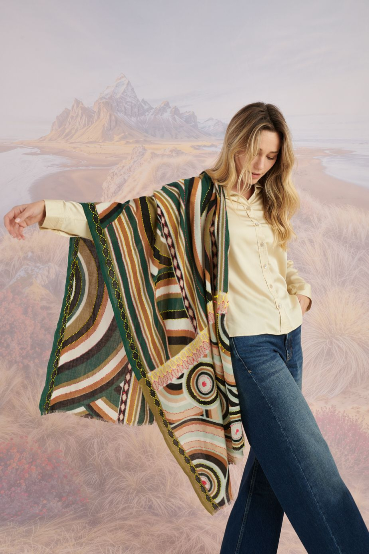 Écharpe BERTA en Laine pour Femme | Storiatipic