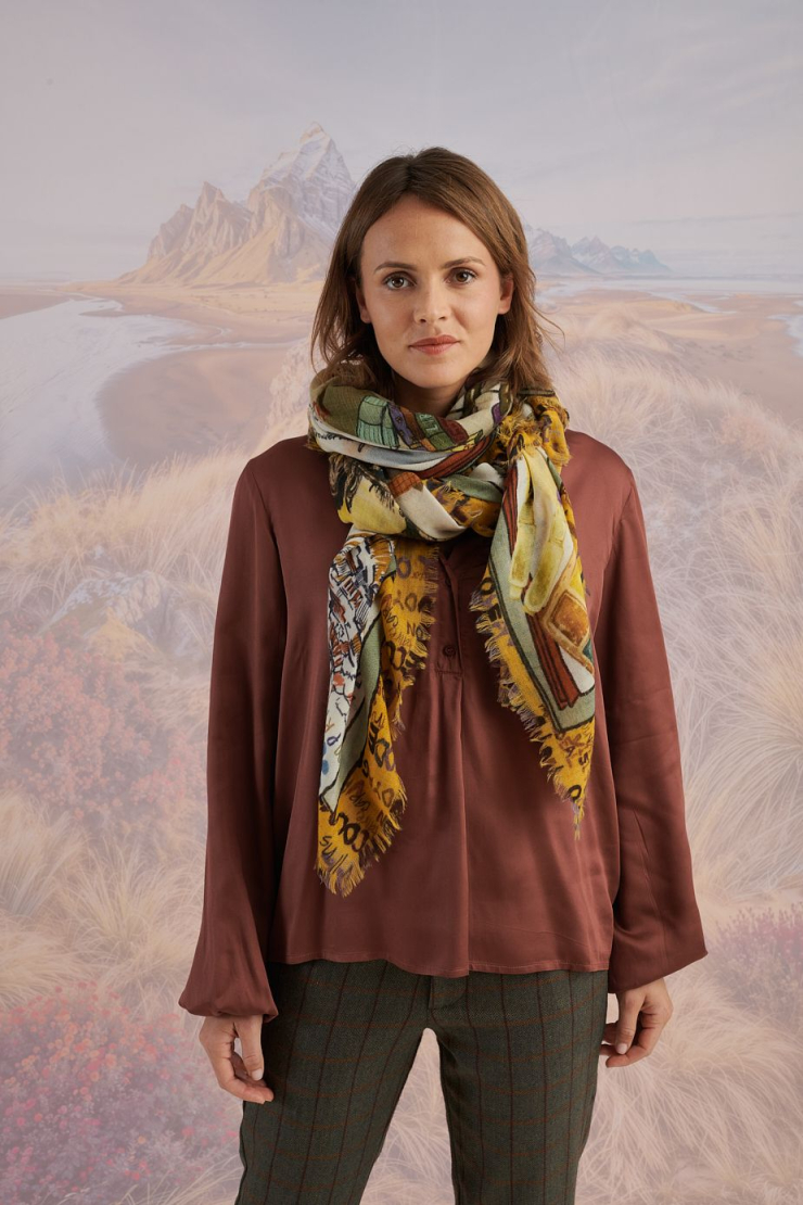 Écharpe EUGENI en Laine pour Femme | Storiatipic